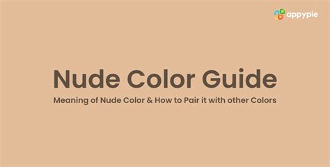 nude colour meaning|Meaning of the Color Nude